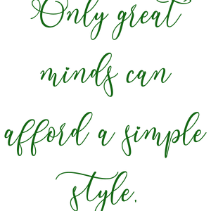 only great minds can afford a simple style249 quote SVG PNG design
