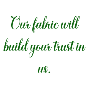 our fabric will build your trust in us quote SVG PNG design