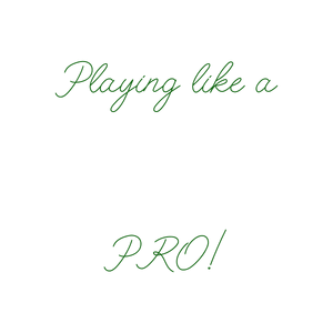 playing like a pro quote SVG PNG design with bold lettering, an uplifting message