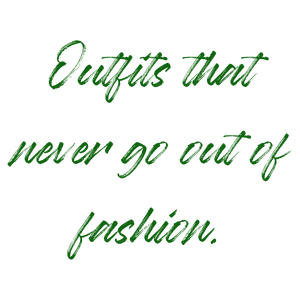 outfits that never go out of fashion quote SVG PNG design with bold lettering