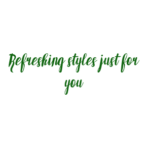 refreshing styles just for you quote SVG PNG design with bold lettering, an uplifting message
