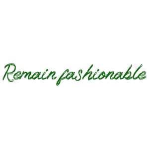 remain fashionable quote SVG PNG design