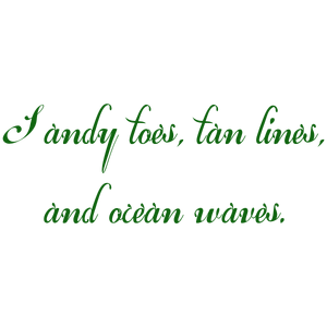 sandy toes tan lines and ocean waves quote SVG PNG design