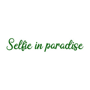 selfie in paradise quote SVG PNG design