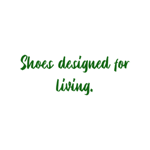 shoes designed for living quote SVG PNG design with bold lettering, an uplifting message