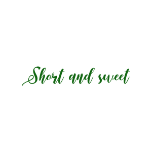 short and sweet quote SVG PNG design