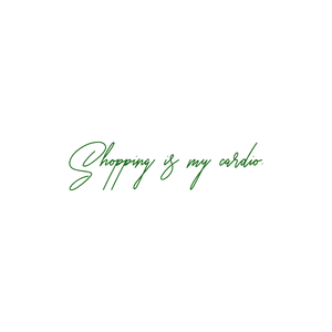 shopping is my cardio quote SVG PNG design