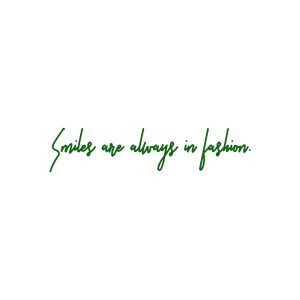 smiles are always in fashion234 quote SVG PNG design with an uplifting message