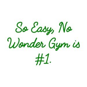 so easy no wonder gym is 1 quote SVG PNG design with bold lettering, an uplifting message