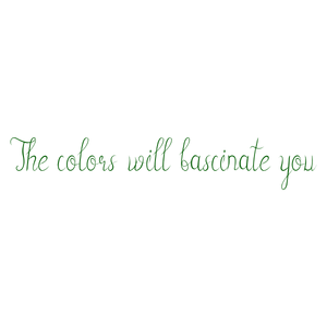 the colors will fascinate you quote SVG PNG design