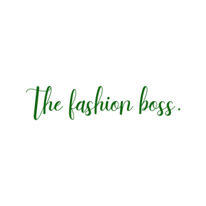 the fashion boss quote SVG PNG design with bold lettering