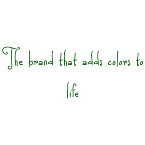 the brand that adds colors to life quote SVG PNG design with bold lettering, an uplifting message
