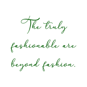 the truly fashionable are beyond fashion quote SVG PNG design with hand-drawn style, bold lettering