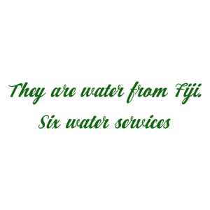 they are water from fiji six servicesm12johuuxsa quote SVG PNG design