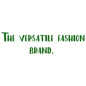 the versatile fashion brand quote SVG PNG design with bold lettering