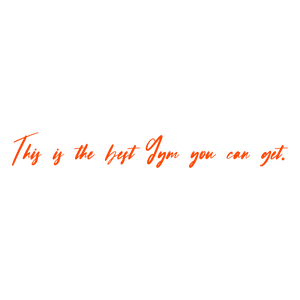 this is the best gym you can get quote SVG PNG design with bold lettering, an uplifting message