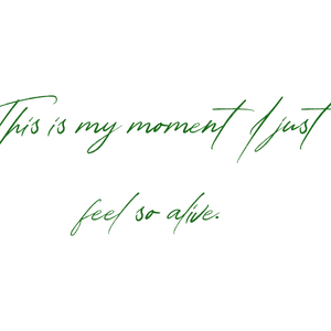 this is my moment i just feel so alive quote SVG PNG design with an uplifting message