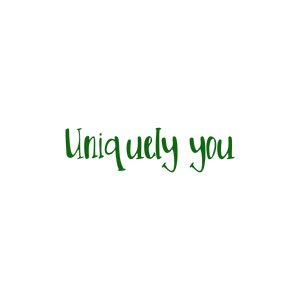 uniquely you quote SVG PNG design with hand-drawn style, an uplifting message
