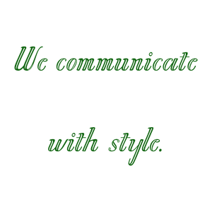 we communicate with quote SVG PNG design with bold lettering