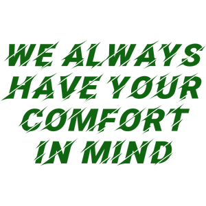 we always have your comfort in mind quote SVG PNG design with bold lettering