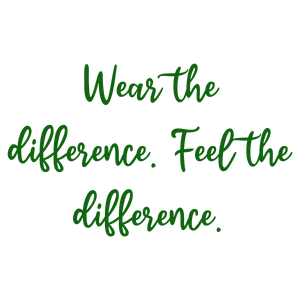 wear the difference feel difference13xkdtwuimf quote SVG PNG design with bold lettering, an uplifting message