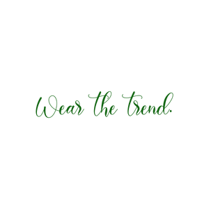 wear the trend quote SVG PNG design with bold lettering