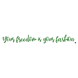 your freedom is fashion quote SVG PNG design with bold lettering