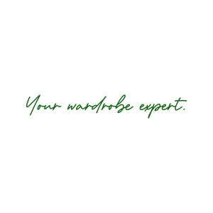 your wardrobe expert quote SVG PNG design with bold lettering