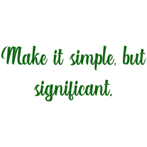 make it simple but significant260 quote SVG PNG design with bold lettering