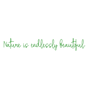 nature is endlessly beautiful525 quote SVG PNG design