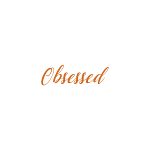 obsessed174 quote SVG PNG design with bold lettering