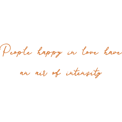 people happy in love have an air of intensity quote SVG PNG design