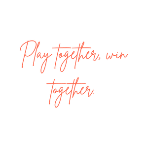 play together win together536 quote SVG PNG design with an uplifting message