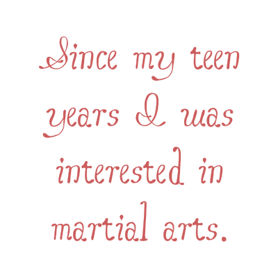 since my teen years i was interested in martial arts quote SVG PNG design with an uplifting message
