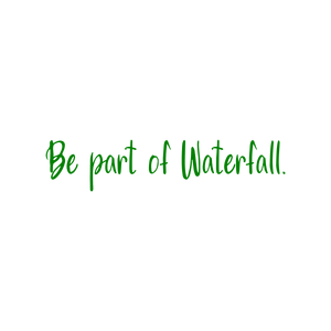be part of waterfall quote SVG PNG design with an uplifting message