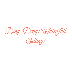 ding dong waterfall calling quote SVG PNG design