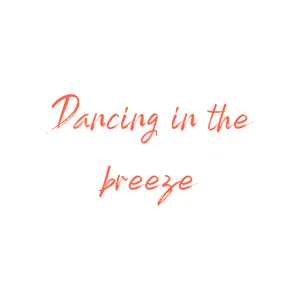 dancing in the breeze quote SVG PNG design with hand-drawn style, an uplifting message