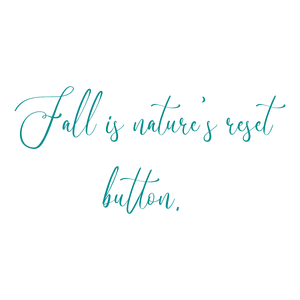 fall is nature's reset button quote SVG PNG design
