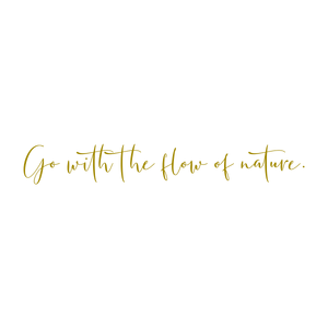 go with the flow of nature quote SVG PNG design