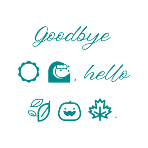 goodbye hello quote SVG PNG design with floral elements