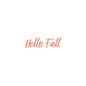 hello fall quote SVG PNG design