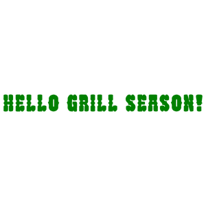 hello grill season quote SVG PNG design with bold lettering
