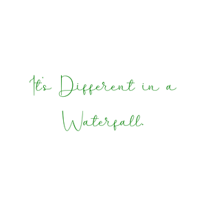 it's different in a waterfall quote SVG PNG design