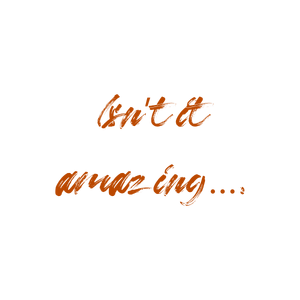 isn't it amazing SVG PNG design with bold lettering, an uplifting message