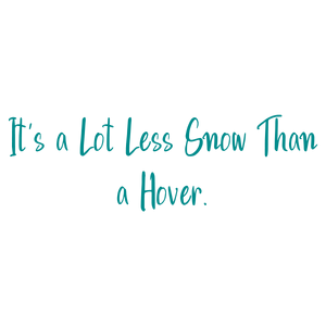 it's a lot less snow than hover quote SVG PNG design with bold lettering