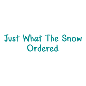 just what the snow ordered quote SVG PNG design