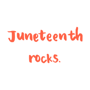 juneteenth rocks quote SVG PNG design with hand-drawn style, bold lettering
