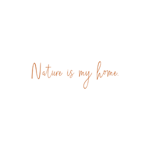 nature is my home quote SVG PNG design with an uplifting message