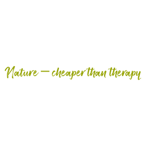 nature cheaper than therapy quote SVG PNG design