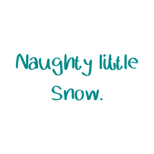 naughty little snow quote SVG PNG design